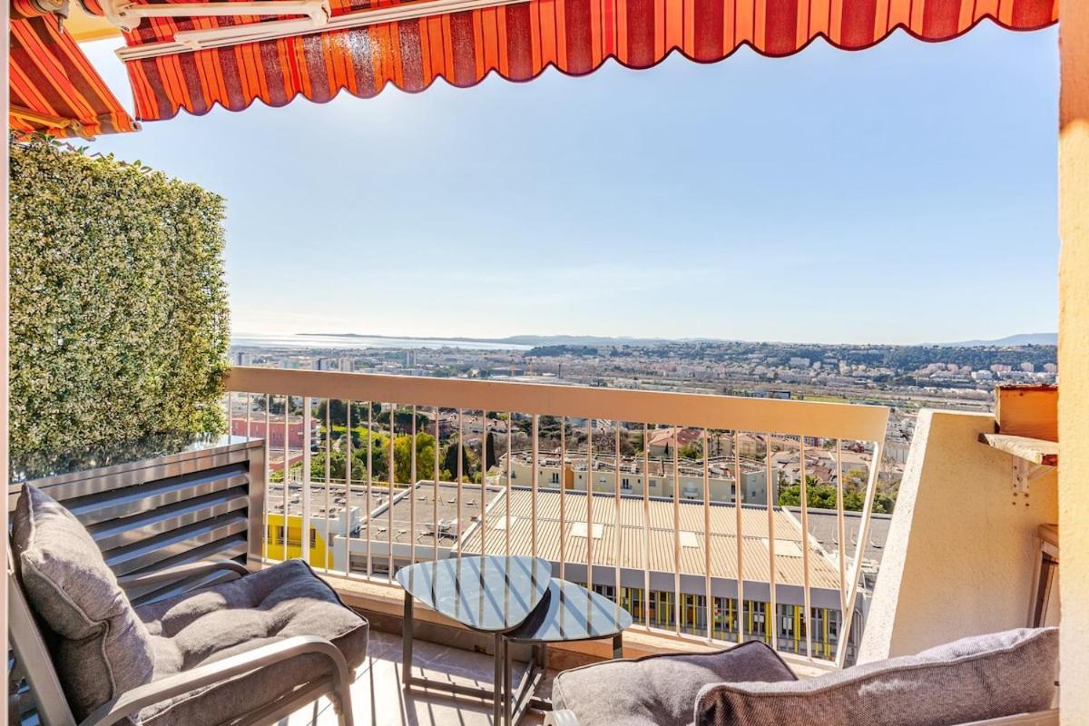 Vue Mer Et Montagne Panoramique นีซ ภายนอก รูปภาพ